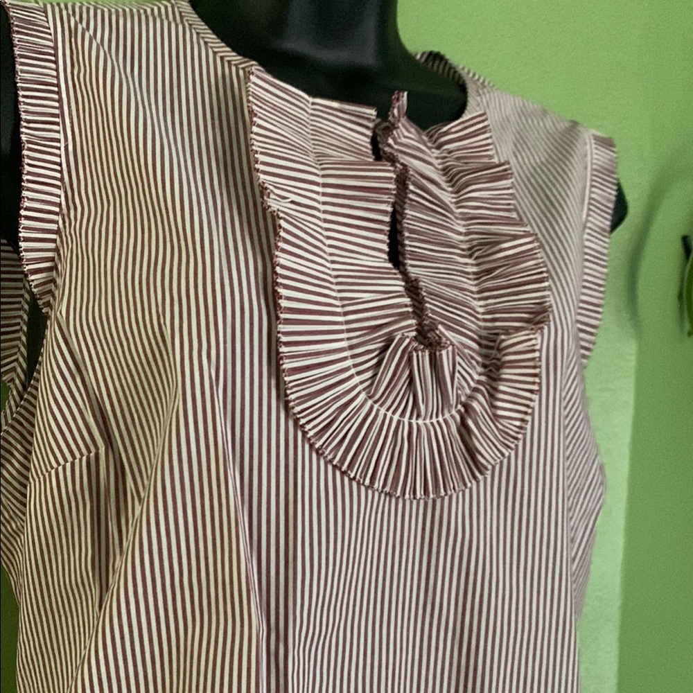 J.Crew Striped Sleeveless Top